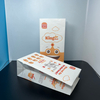Custom Flat square Bottom Brown Kraft Paper Bag for Takeaway Food Packaging Grease and logo Printing Oil-proof Paper Bag
