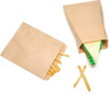 Brown Paper Thank You Printed Treat Bags Party Favor Bag for Bakery Cookies Sandwich Soap Packing Oil-proof Paper Bag