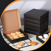 100 Mini square Party Gift Kraft Box Take Out Container Cake Cookies Food Gift Box Custom Pizza Boxs