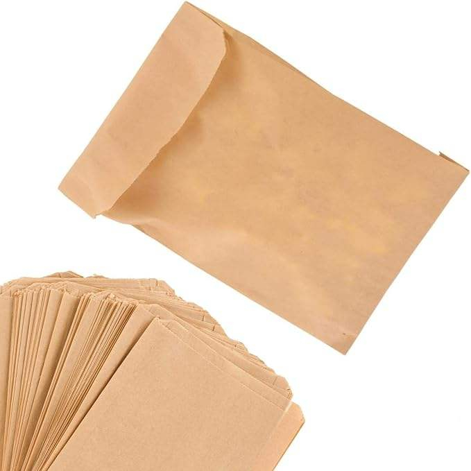 Greaseproof Paper Bag Biodegradable and Compostable Food Grade Paper Bags Oil-proof Paper Bag