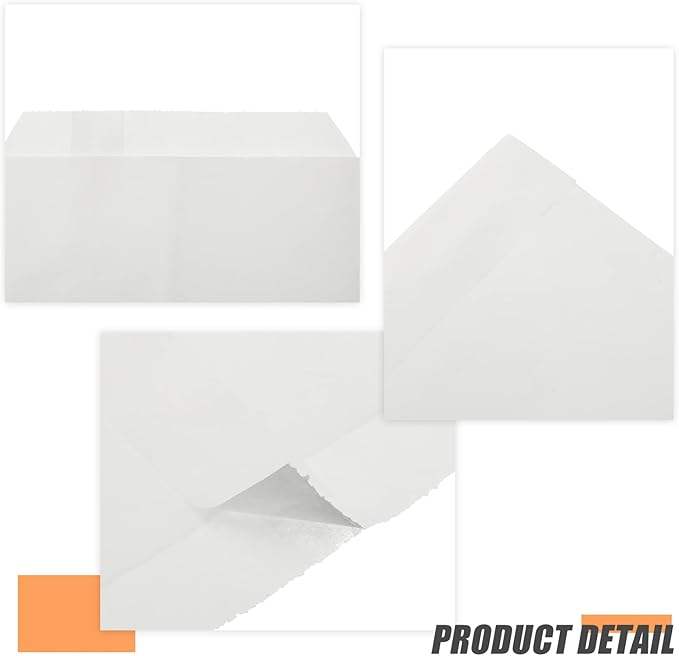 500 Greaseproof Paper Bags Cookie Paper Bag for Bread Candy Chocolate CUSTOM BREAD BAGS