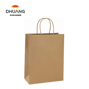 Wholesale Kraft Paper Gift Bag for Weddings and Parties for Gifts Shopping Bag