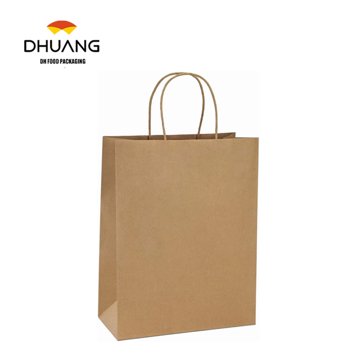Wholesale Kraft Paper Gift Bag for Weddings and Parties for Gifts Shopping Bag
