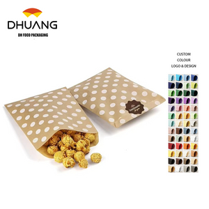 Cellophane Packaging Bags Oil-proof Snack and Popcorn Bags Used for Packaging Goods Oil-proof Paper Bag