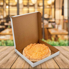 White Pizza Box Clay Coated Cardboard Pizza Box for Cookies Cakes Taco Custom Pizza Boxs