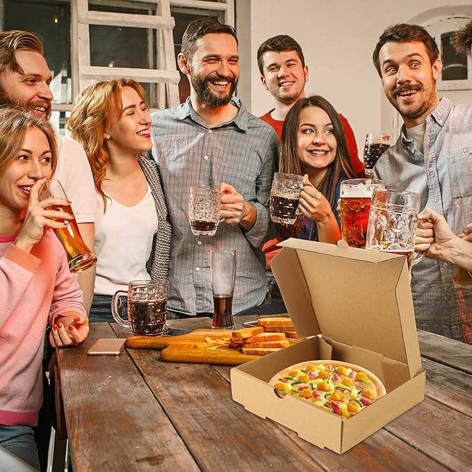 Pizza Planet Corrugated Box Thick Extra-large Corrugated Pizza Box Party Planet Decoration Custom Pizza Boxs