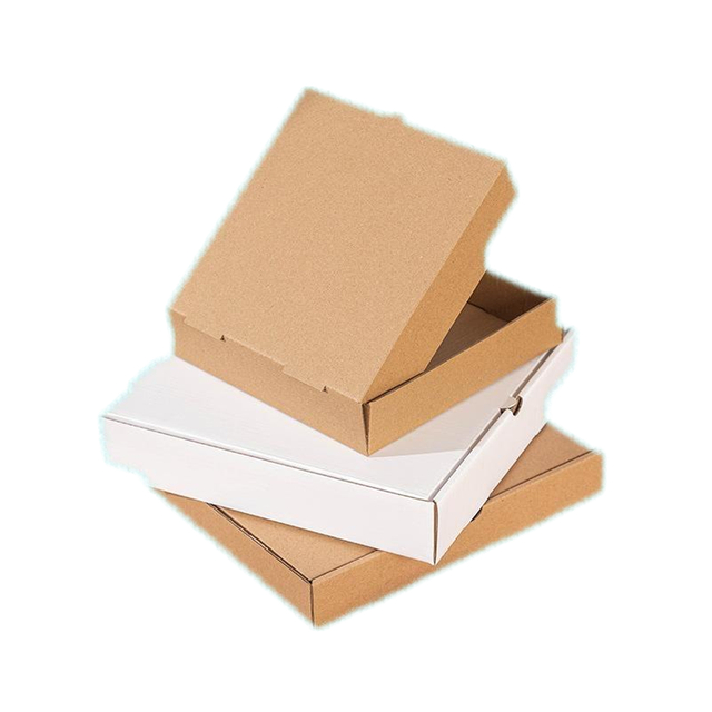 Kids DIY Blank Pizza Box Kit - Non-Toxic White Craft Boxes for Birthday Parties or School Art, Paint & Design Your Own Pizza Box