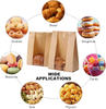 Special Food Paper Bag for Homemade Bread with Window Food Paper Covering Custom Bread Bags