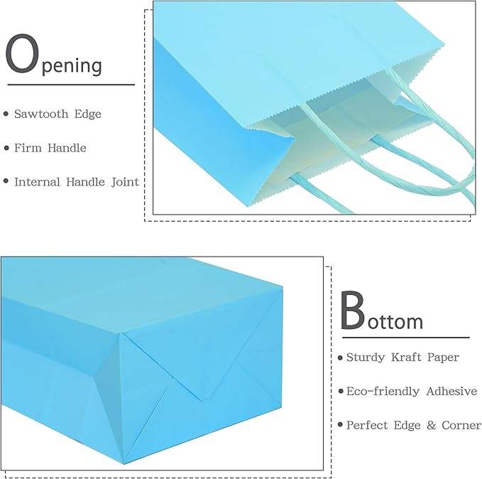 Large Light Kraft Paper Gift Bags with Handles Offset Printing on Recycled Materials for Crafts with Custom Logo Shopping Bag