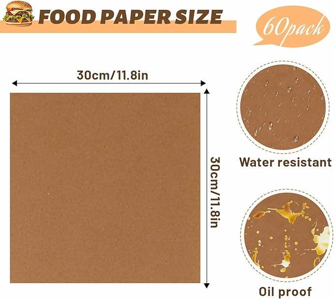 Paper Disposable Greaseproof Food Trays Food Wrappers Pop-up Foldable for Party Stadium Theatre