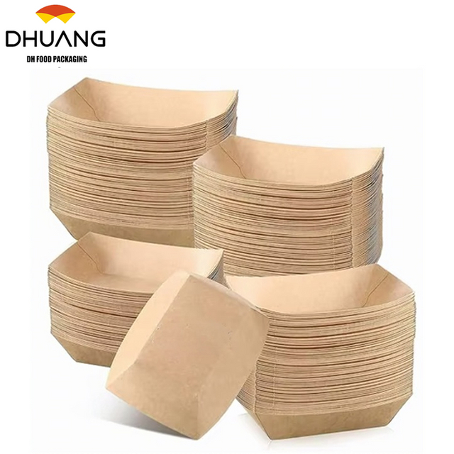 Wholesale Custom Food Grade Kraft Paper Takeaway Fast Food Packaging Box Corrugated Biodegradable with Foil for Sushi Catering