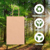 60pcs Paper Bags Gift Bags Brown Small Paper Gift Bags with Handles Bulk for Shopping Birthday Wedding