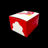 Customized Printed Flip-top Folding Packaging Box for Fried Chicken with Oil-proof Function Wholesale Food-grade Food Box