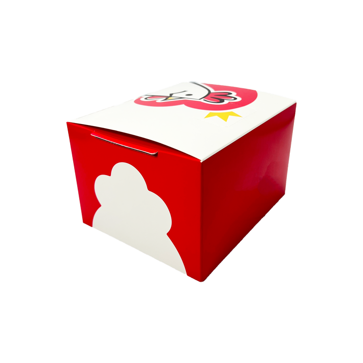 Customized Printed Flip-top Folding Packaging Box for Fried Chicken with Oil-proof Function Wholesale Food-grade Food Box