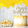 Packs Bee Party Supplies Set Birthday Decoration Disposable Paper Food Tray Paper Food Boat Carnival, Fair, Festival