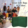 For Forest Green Kraft Paper Gift Bag Eco-Friendly Bulk Kraft Paper Bag for Birthday Party Craft or Supermarket Packaging