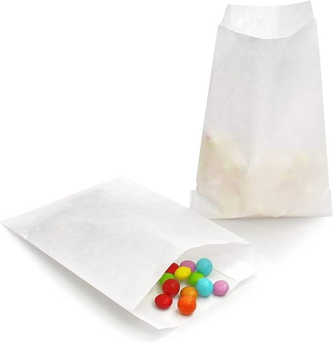 Glassine Treat Bags Waxed Paper Cookie Bags Premium Packaging Paper for Storing and Serving Your Delicacies Oil-proof Paper Bag