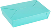 Disposable Turquoise Paper Rectangular Food Container Takeout or Picnic Box for Easy Carry & Versatility Food Box