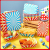 Disposable Paper Food Boat Party Supplies for a Carnival - Soft Snacks Hot Dogs in Insulated Containers Food Trays