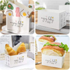 Customizable Takeout Containers - Recyclable Sandwich and Burger Boxes with Logo Printing for Catering Business Burger Box