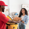 Small Kraft Paper Pizza Boxes for Food Delivery and Takeaway Packaging for Wedding Parties and Cookie Cake Custom Pizza Boxs