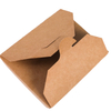 Customizable Brown Paper Bento Box White Card Fried Chicken Box Snack Food Takeout Food Light Salad Packing Box