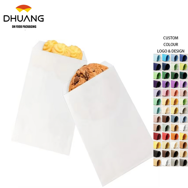 Custom Logo Kraft Paper Bag Greaseproof Packaging for Cookies Tea Clothing with Carton Piling for Food Promotion