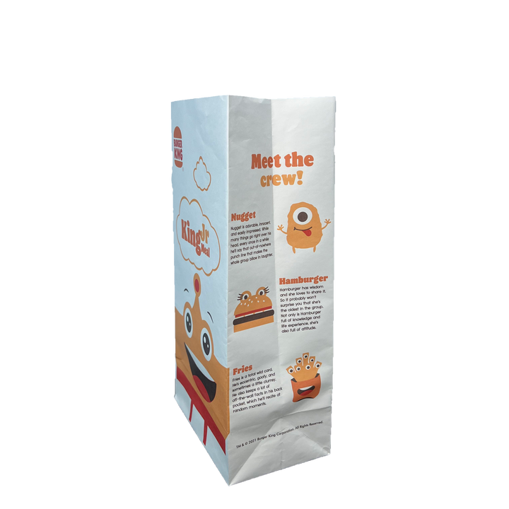 Wholesale Fat-proof sealed Popcorn Paper Bag Kraft Paper Food Hot Seal Candy Bag Snack Packaging Color Oil-proof Paper Bag