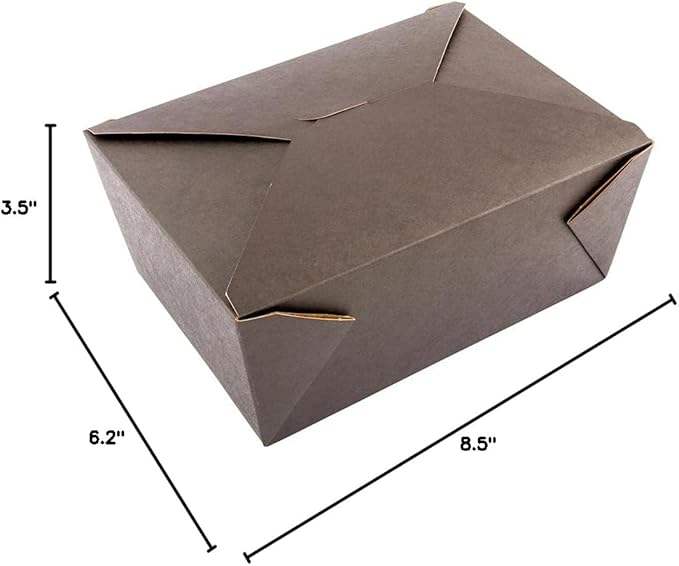 One-time Label Lockable Packaging Box Heat-resistant and Cold-resistant Can Withstand Hot Oil and Cold Food Food Box
