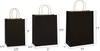 Kraft Paper Bag Gift Bag with Handle Craft Commodity 100% Recycled Paper Bag Black