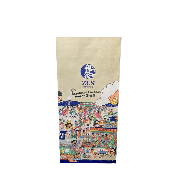 Eco Friendly Kraft Brown Flat Bottom Paper Grocery Bag Fast Food Packaging Take Out Deli Carrier Bags Bulk Oil-proof Paper Bag