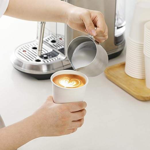 8 oz Paper Disposable Coffee Cups for Hot and Cold Drinks Coffee Shops Offices and Restaurants Coffee Cup