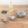 Hamburger Box Disposable Confeit Paper Takeout Box with Hinged Lid, Perfect for Mini Burgers or Desserts Food Box