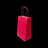 Colored Leather Handbag with Paper Liner for Packaging Candy-colored Gift Bags Shopping Bag