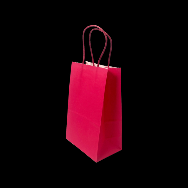 Colored Leather Handbag with Paper Liner for Packaging Candy-colored Gift Bags Shopping Bag