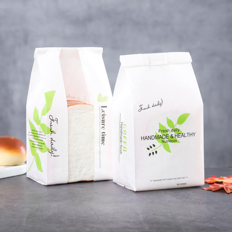 Self-sealing Bread Bags with Transparent windows Wholesale Products for Slicing Toast Baking and Packaging of Desserts Hot Sale