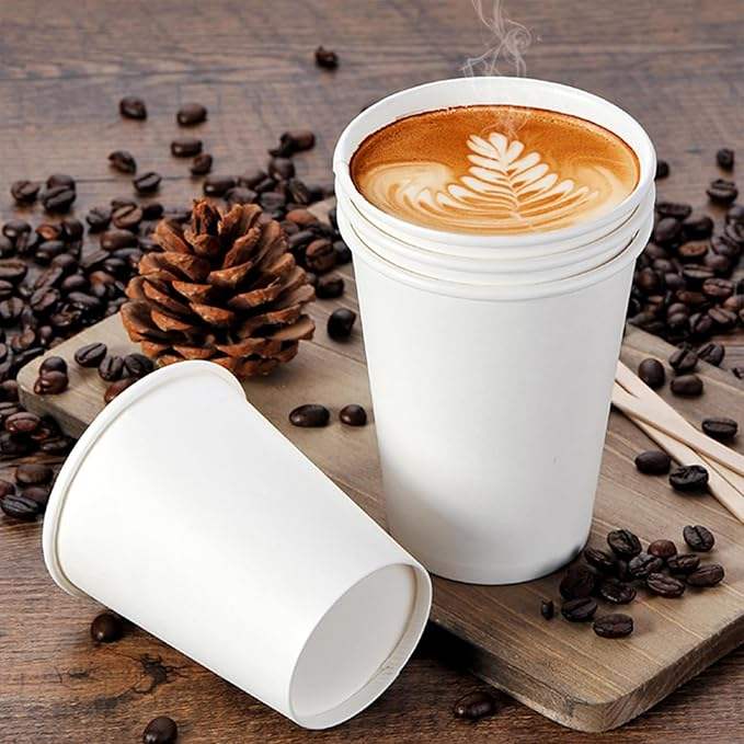 Disposable Paper Cup Hot and Cold Drink Drinking Cup Suitable for Parties Offices Activities Paper Cup