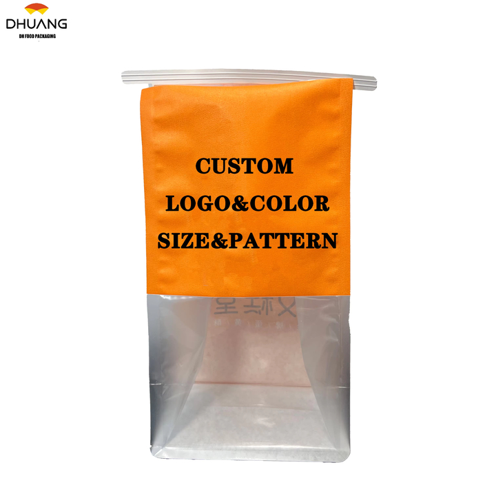 Wire Seal Recyclable Brown White Kraft Paper Bread Bag Fat-proof Coating Food Packaging Baked Toast Bag Custom Bread Bags