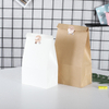 Disposable Kraft Paper Bag Food Beverage Storage Flexo Printing Bread Hamburg Outtake Disposable Film Custom Bread Bags