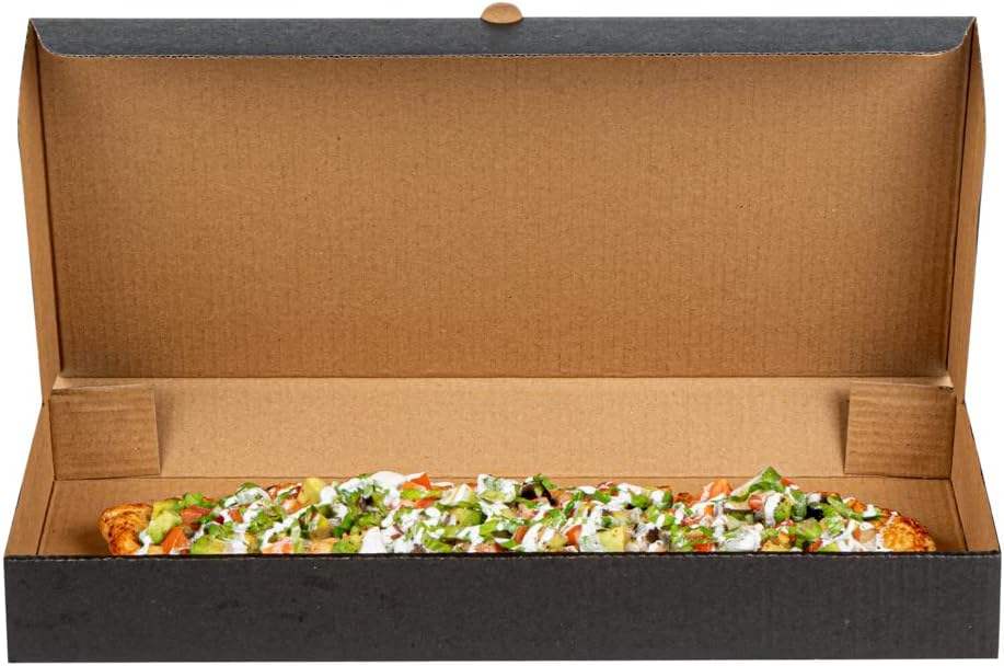 Kraft Corrugated Pizza Delivery Container Food Delivery Box Gift Packaging Container Custom Pizza Boxs