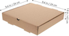 Insulated Pizza Box Party Decoration Storage Container Cookie Box Light Brown Paper Custom Pizza Boxs