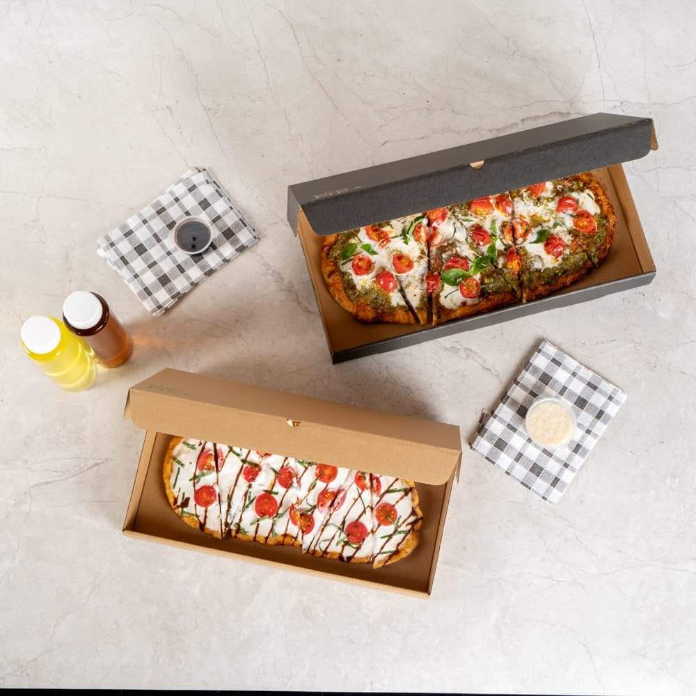 Disposable Kraft Paper Pizza Box Delivery Box Sturdy Corrugated Custom Pizza Box