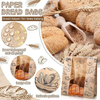 With Window Label Sealing Sticker Customized Brown Bread Bag Suitable for Food Storage CUSTOM Bread Bags