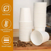Disposable Paper Coffee Cups, Hot/Cold Beverage Drinking Cup for Coffee, Tea, Juice