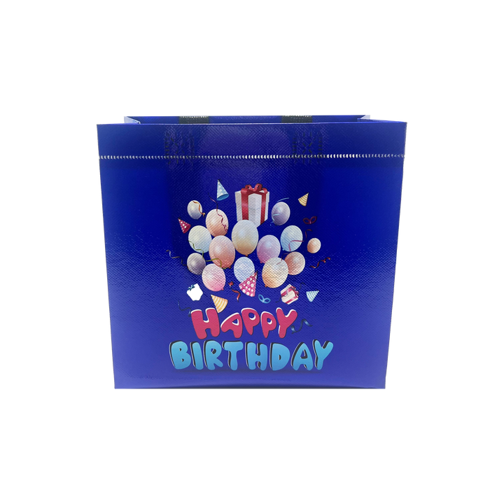 Custom Printed Coated Aluminum Foil-coated Non-woven Fabric Gift Bags Are Suitable for Birthday Gift Packaging Shopping Bag