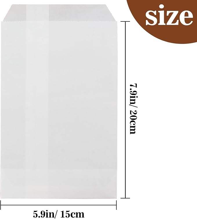 Biscuit and Candy Food Packaging Toasted Bread Lightweight Snack Bags Oil-proof Paper Bags