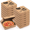 Square Cardboard Pizza Boxes Are Used for Takeout Bakery Restaurants Pizza Party Supplies Custom Pizza Box