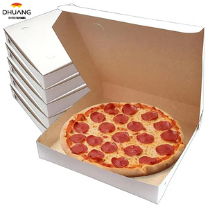 White Cardboard Pizza Box Sturdy Homemade Pizza and Crafts Custom Pizza Boxs