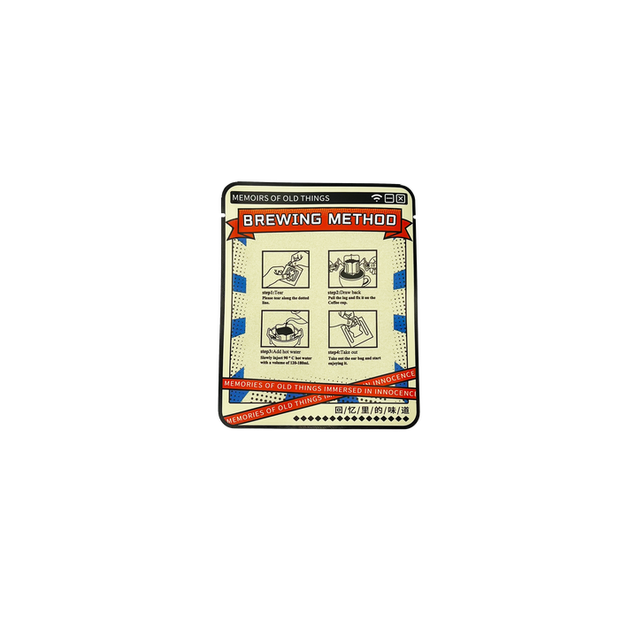 Vintage-style Design Ear-shaped Coffee Bag Moisture-proof Coffee Powder Food-grade Coffee Bags