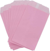 Pink Greaseproof Wax Healing Bag for Bread Cookies Candies Chocolate Pastry Snacks Elegant Paper Packaging Custom Bread Bags